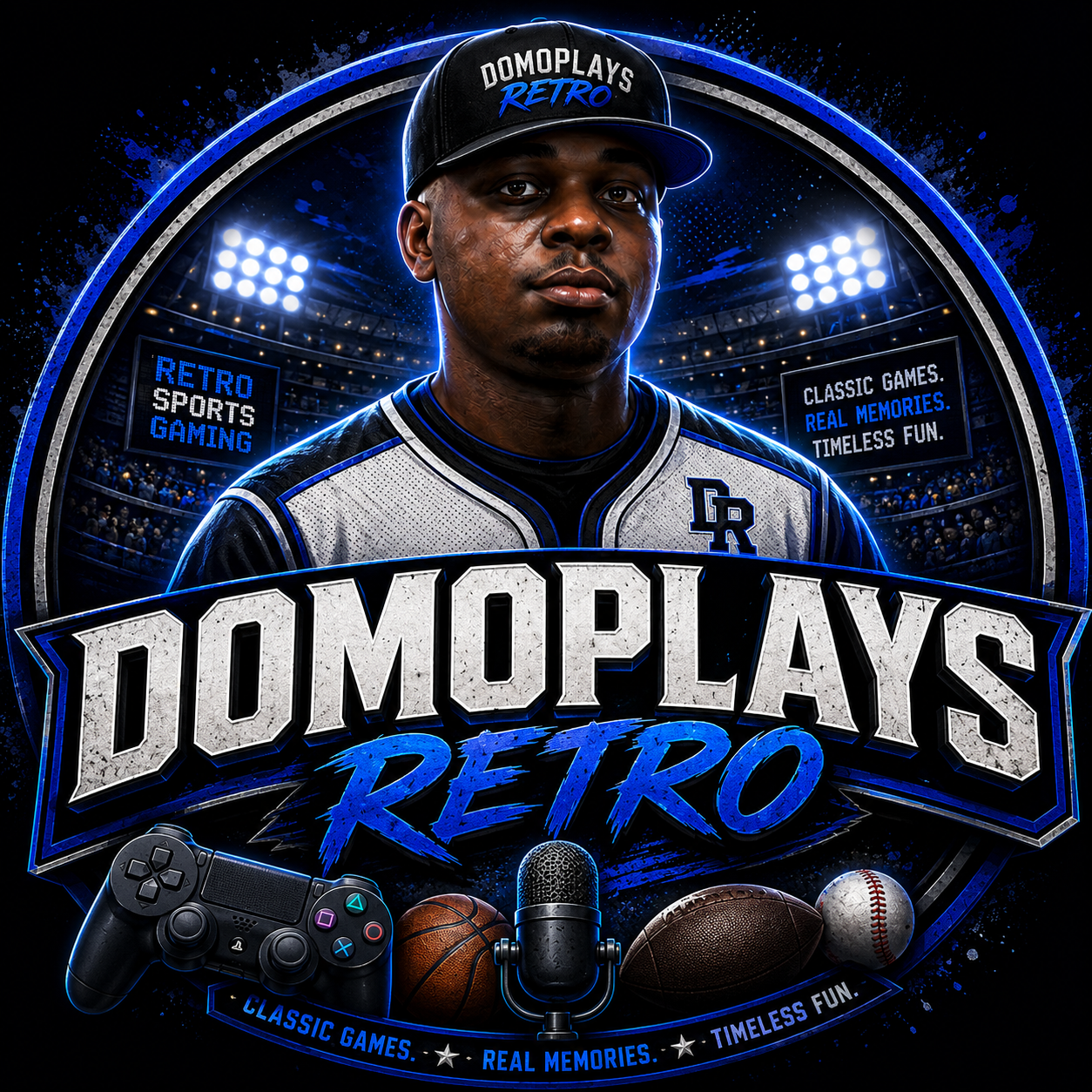 DomoPlaysRetro logo